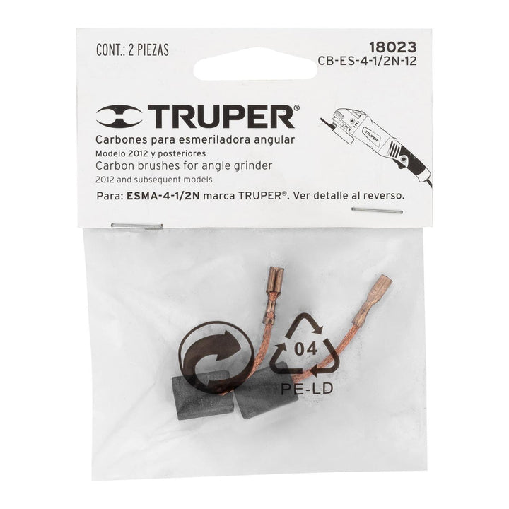 Carbones de repuesto para ESMA-4-1/2N-12 Truper - Mundo Tool 