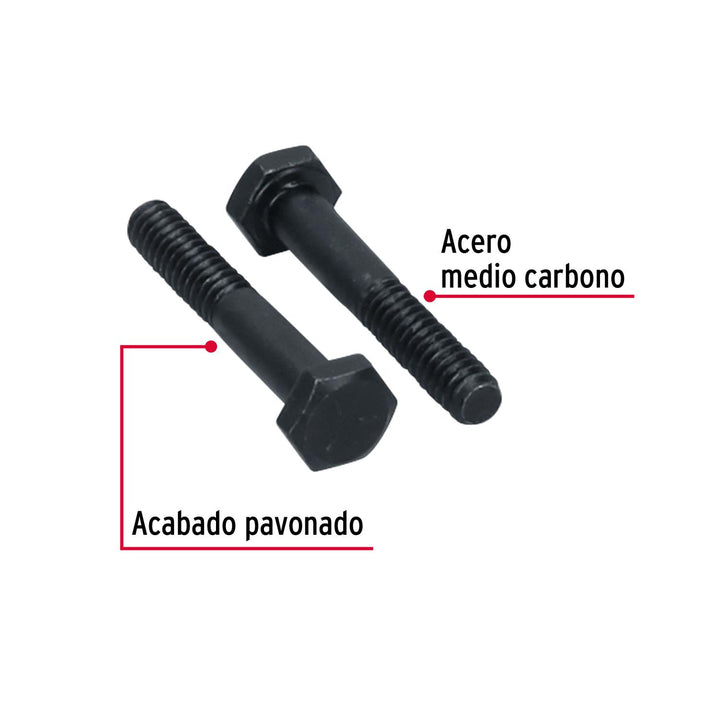 Tornillo Grado 5, 1/4 x 1-1/2', bolsa con 80 piezas Fiero - Mundo Tool 