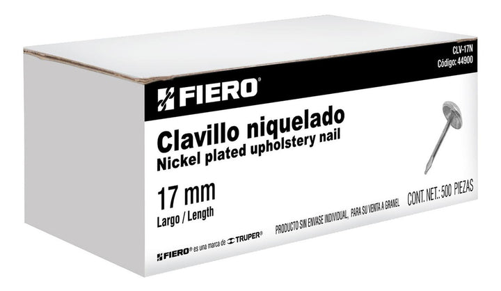 Clavillo Niquelado 17mm Fiero - Mundo Tool 