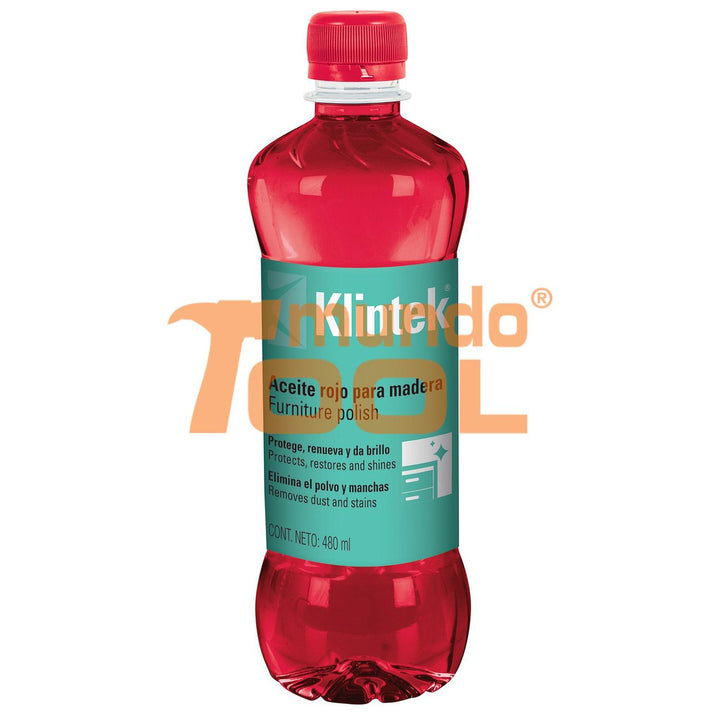 Aceite Rojo Para Muebles 480 Ml Klintek - Mundo Tool 