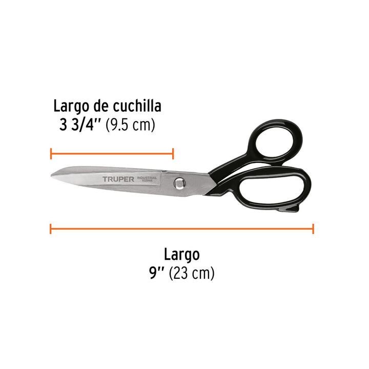 Tijera 9' industrial para sastre, Truper - Mundo Tool 