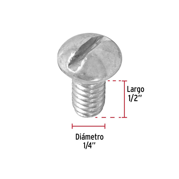 Tornillo Tipo Estufa 1/4x1/2' 150 Pzas Fiero - Mundo Tool 