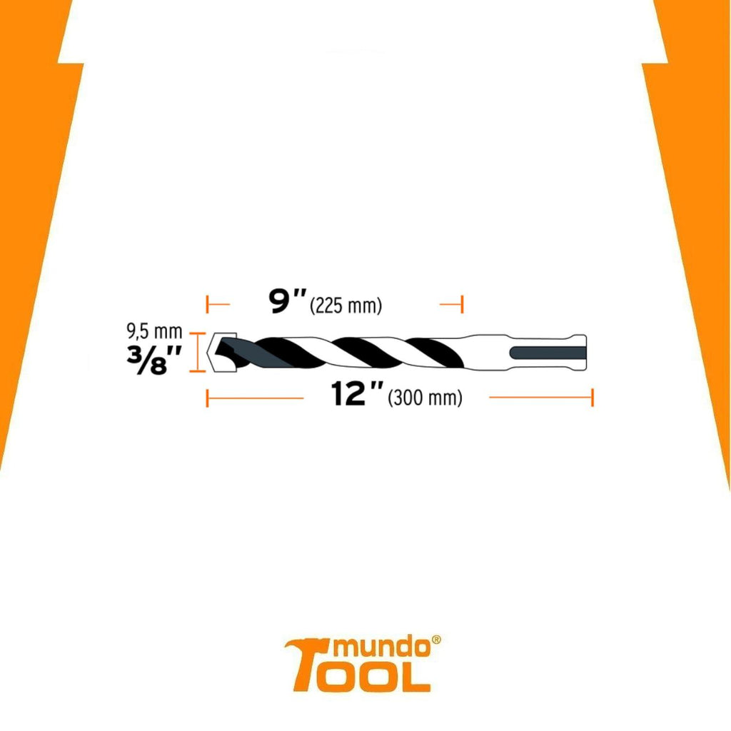 Broca para concreto SDS Plus 3/8x12 Truper - Mundo Tool 