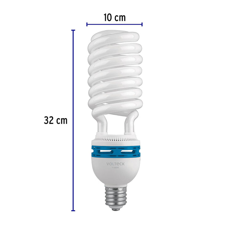 Foco Lampara 105 W Espiral Base Mogul E39 Luz Dia T5 - Mundo Tool 