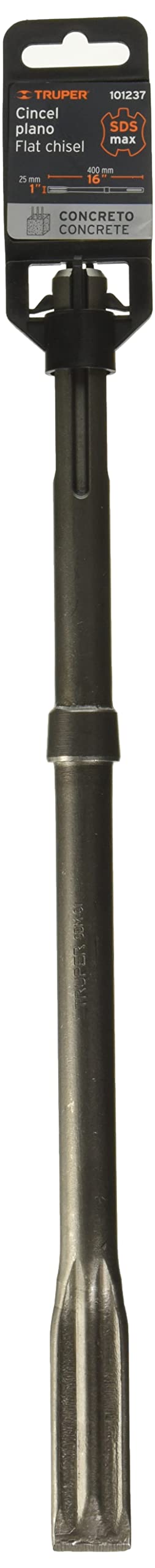 Truper SDM-C1, Cincel plano SDS max 1″ x 16″ - Mundo Tool 