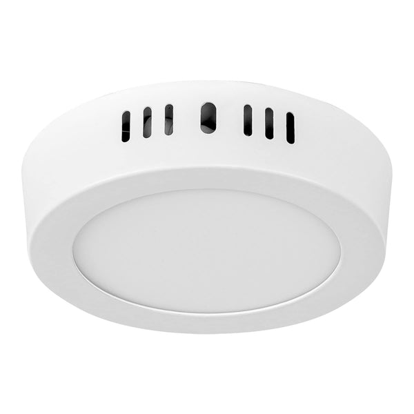 Volteck Lait PLA-203LC, Luminario blanco de LED 6 W redondo tipo plafón luz cálida - Mundo Tool 