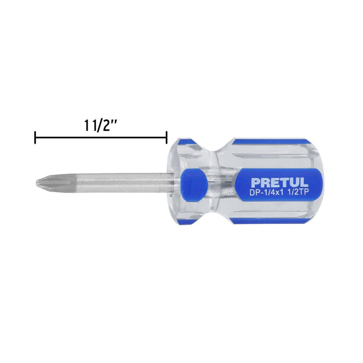 Desarmador punta Phillips 1/4x1-1/2" mango PVC Pretul - Mundo Tool 