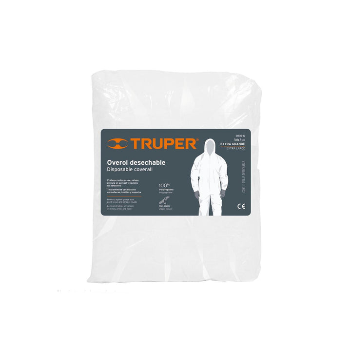 Overol Desechable Talla Grande Truper - Mundo Tool 