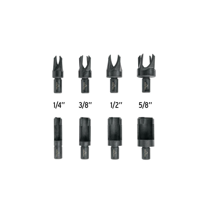 Juego de 8 brocas clavacote para madera, Truper - Mundo Tool 
