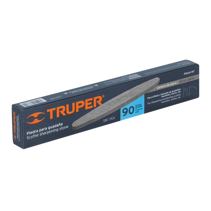 Piedra para guadaña 220 X 35 X 16mm, grano 90 Truper - Mundo Tool 