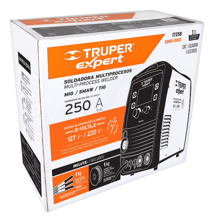 Soldadora Multiproceso De 250 A, Truper - Mundo Tool 
