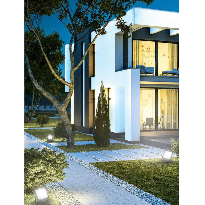 Reflector ultra delgado LED, 20 W, luz cálida,Volteck Basic - Mundo Tool 