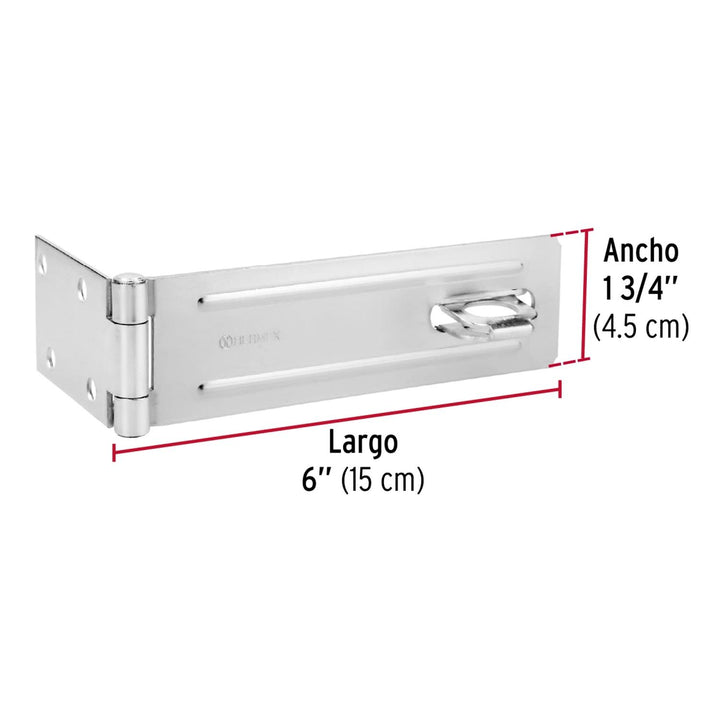 Portacandado acero zincado 6' Hermex - Mundo Tool 