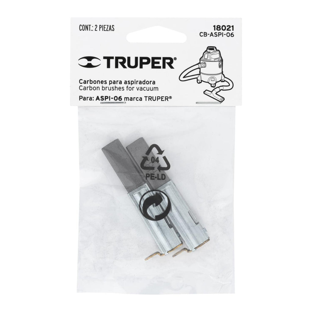Carbones de repuesto para ASPI-06 Truper - Mundo Tool 