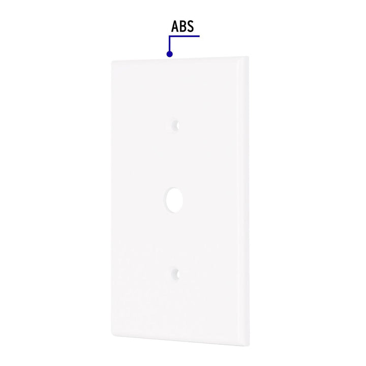 Placa de ABS para atenuador, Standard, blanco, Volteck - Mundo Tool 