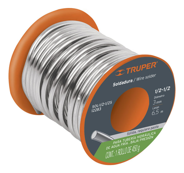 Soldadura Sólida 1/2-1/2 Para Tubería De Baja Presión, 450 G - Mundo Tool 