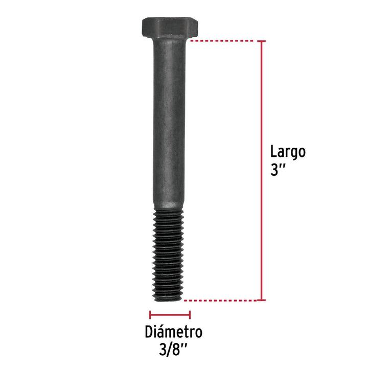 Tornillo Grado 5, 3/8 x 3', bolsa con 40 piezas Fiero - Mundo Tool 