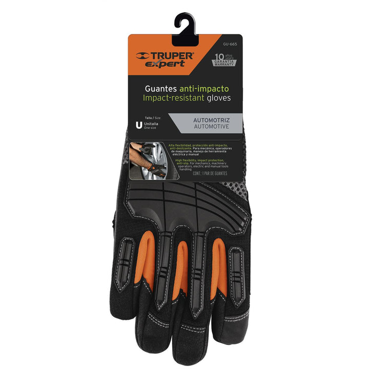 Guantes Para Mecánicos Anti-impacto Truper - Mundo Tool 