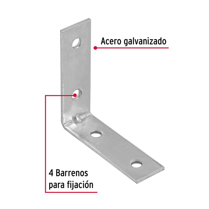 Escuadra esquinera, 2' x 2' Fiero - Mundo Tool 