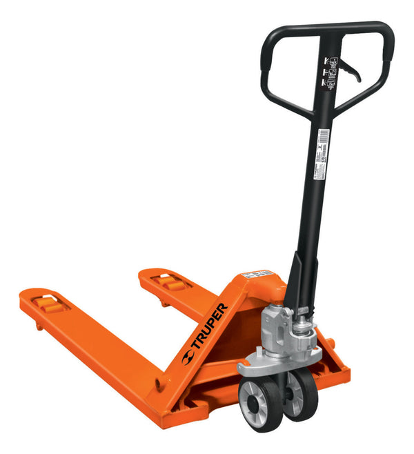 Patín Traspaleta 2 Ton.ruedas Delanteras De Pu,traseras Hule - Mundo Tool 