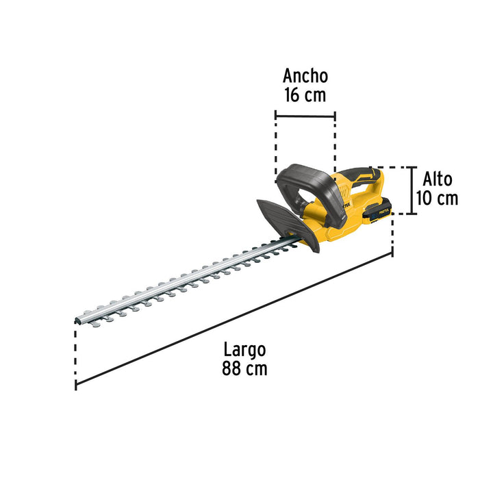 Cortasetos inalámbrico, 20 V, Pretul - Mundo Tool 