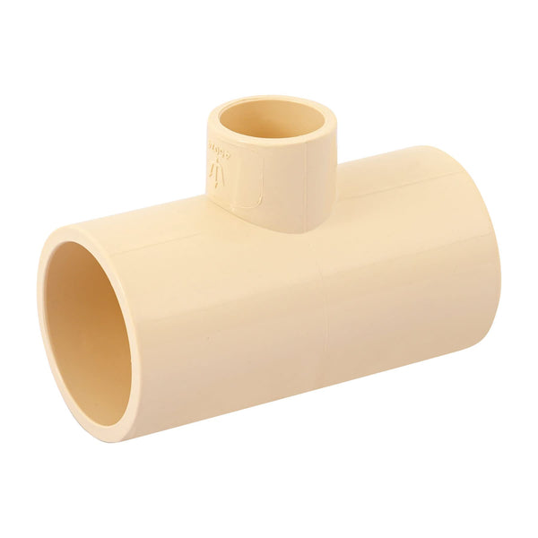 Foset Hidroflow CPVC-725, Tee reducida de CPVC, 1″ x 1″ x 1/2″ - Mundo Tool 