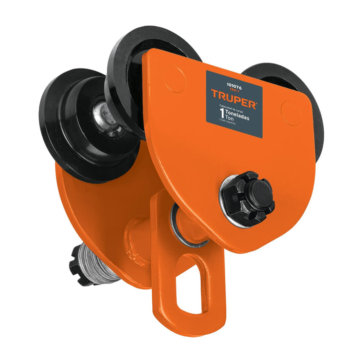 Truper TRO-1, Trole de carga 1 tonelada para vigas IPS e IPR, ajustable - Mundo Tool 