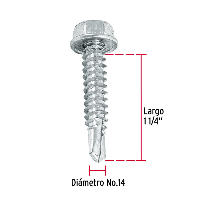 Pija Punta De Broca 1-1/4' Caja Con 50 Pzas Fiero - Mundo Tool 