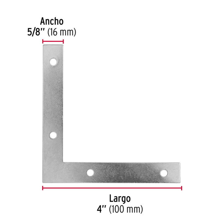 Escuadra cantonera, 4' x 4' Fiero - Mundo Tool 