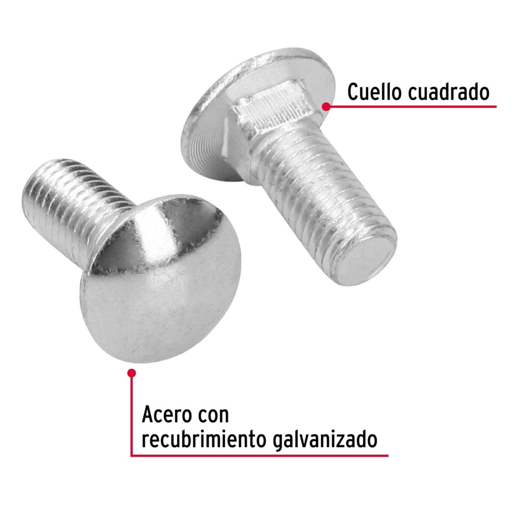 Tornillo Tipo Coche 1/2x1-1/4' 40pzs Fiero - Mundo Tool 
