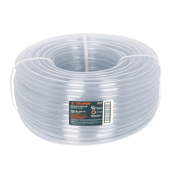 Truper MAN-5/8I, Manguera industrial rollo de 100m 5/8″ - Mundo Tool 