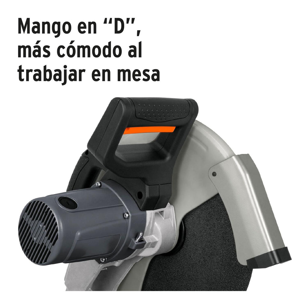 Tronzadora / cortadora de metales 14", mango en "D", 2200 W - Mundo Tool 