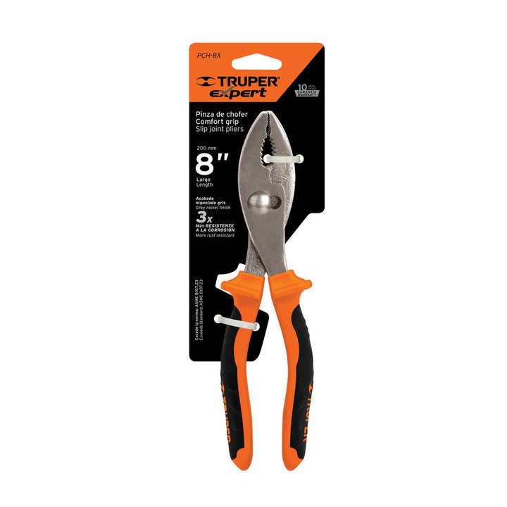 Pinzas De Chofer 8' Mango Comfort Grip Truper - Mundo Tool 