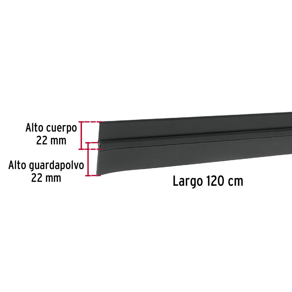 Guardapolvo fijo de 120 cm, negro, Hermex - Mundo Tool 