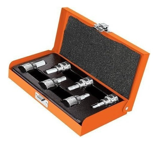 Juego De Dados Punta Hexagonal Cuadro 3/8' 6p Truper - Mundo Tool 