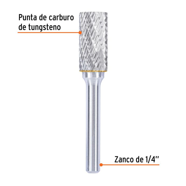 Lima rotativa cilindrica 1/2, SA-5, TRUPER - Mundo Tool 