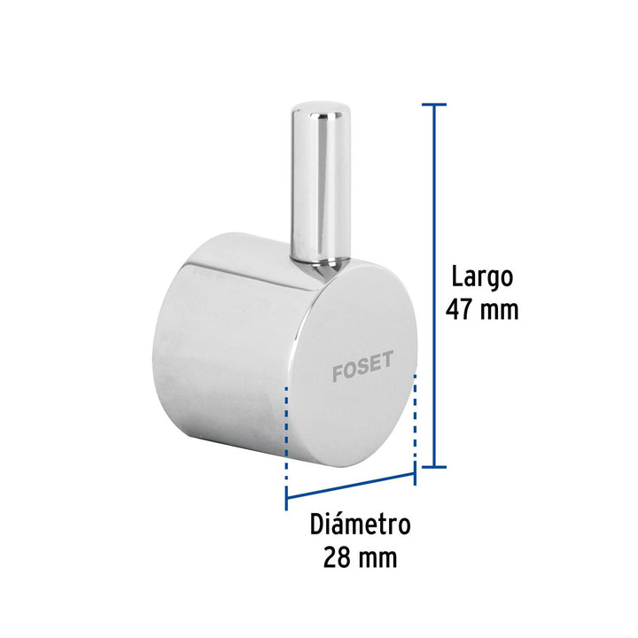 Maneral repuesto para salida chica de ELF-84, cromo, Foset - Mundo Tool 