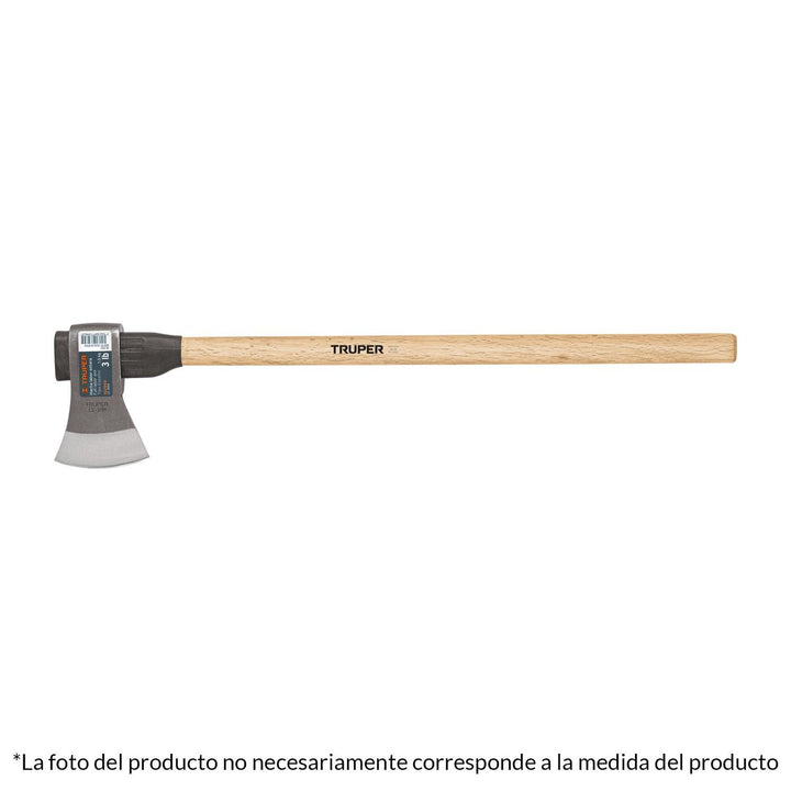 Hacha media labor 3-1/2 lb con mango de madera de 36',Truper - Mundo Tool 