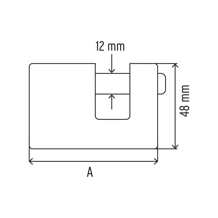 Candado Antipalanca 75mm Llave Puntos Hermex - Mundo Tool 