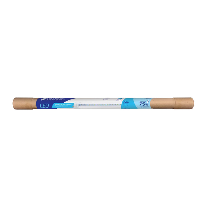 Tubo de LED T8 36 W base G13 pantalla policarbonato, Volteck - Mundo Tool 