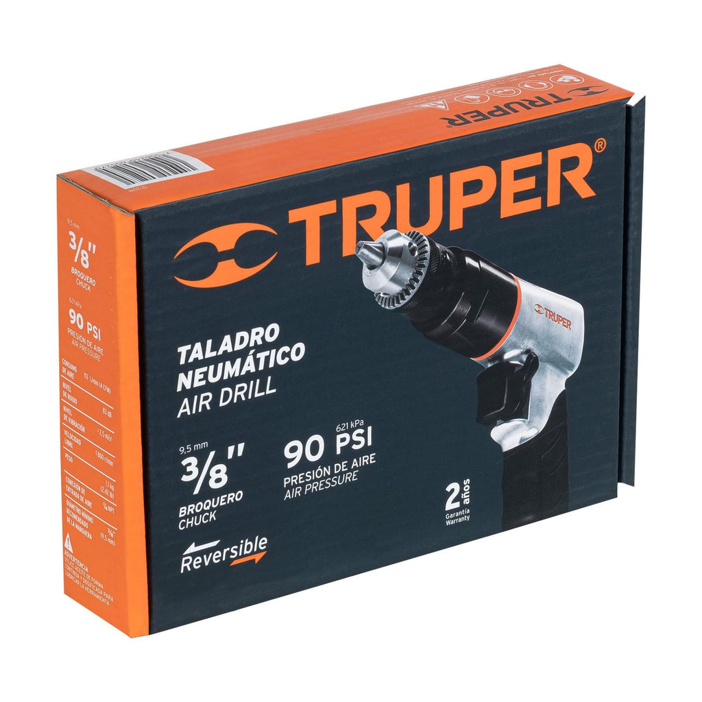 Taladro neumático reversible 3/8", Truper - Mundo Tool 
