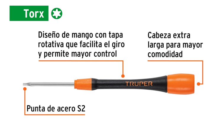 Desarmador De Precisión Torx T7 - Mundo Tool 