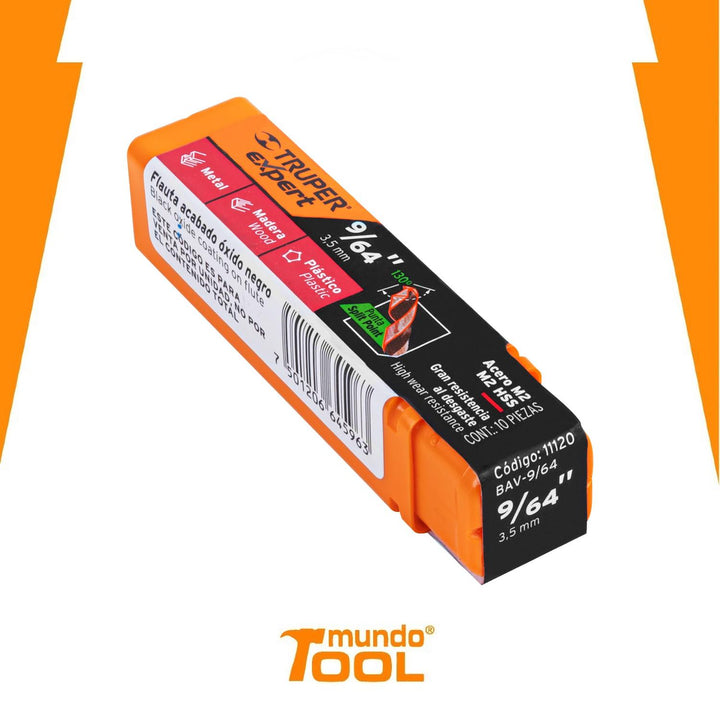 Broca de alta velocidad 9/64" Truper - Mundo Tool 