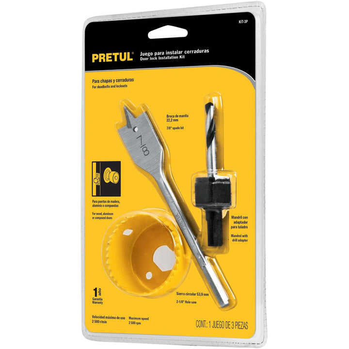 Kit De 3 Sierras Cortacírculos Para Madera Pretul - Mundo Tool 