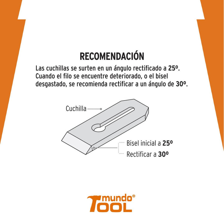 Cuchilla Y Contra Para Cepillo De Carpintero Truper - Mundo Tool 