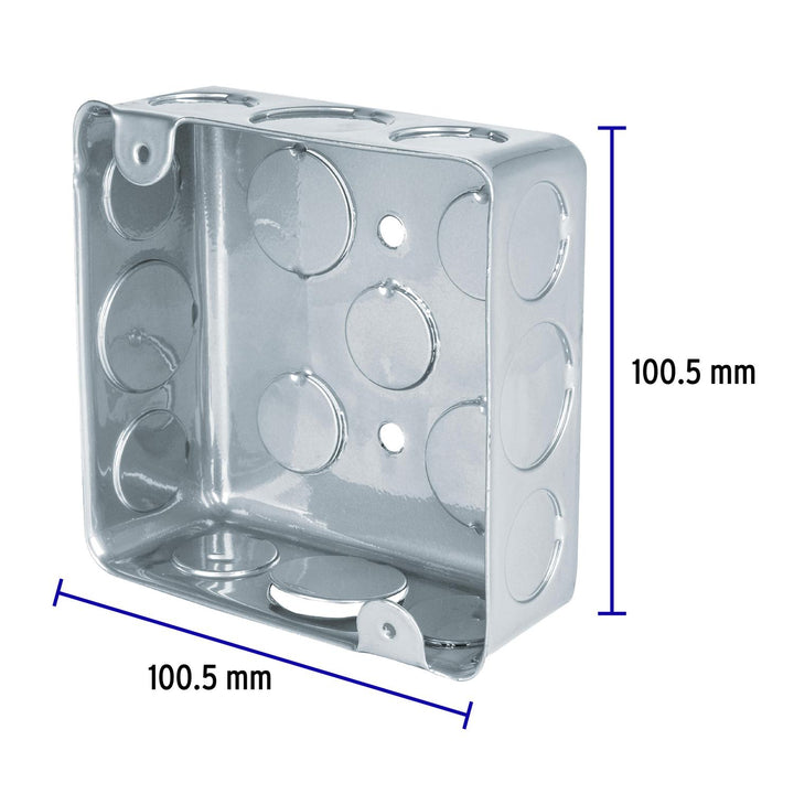 Caja De Acero Cuadrada 4x4' Económica Volteck - Mundo Tool 