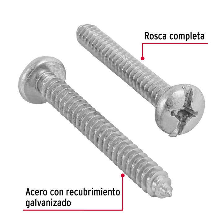 Pija Para Lámina #14 2' Caja Con 100 Pzas Fiero - Mundo Tool 