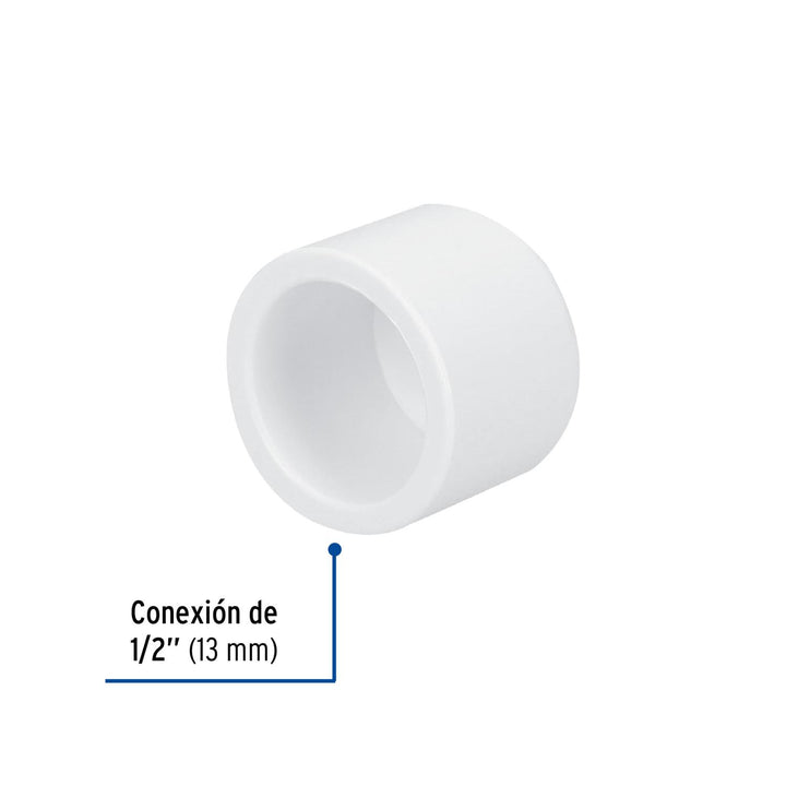 Tapón de PVC 1/2", Foset - Mundo Tool 