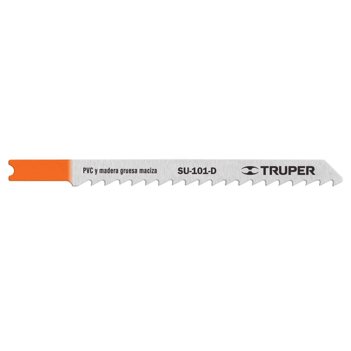 Truper SU-101-D, 5 Seguetas zanco ″U″, cortes rectos en madera - Mundo Tool 