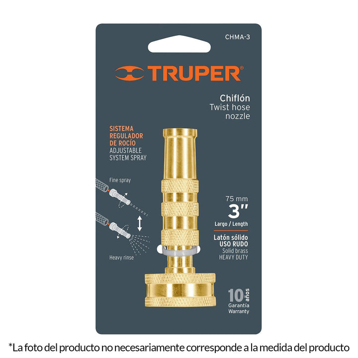 Chiflón 4' De Latón Truper - Mundo Tool 